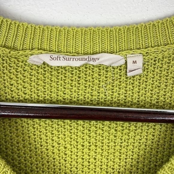 Soft Surroundings Crochet Knit Tunic Sweater - Picture 4 of 9